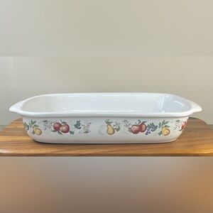 Corelle Coordinates Stoneware 9x13 Chutney Fruit Casserole Lasagna Pan Roaster